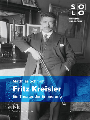 cover image of Fritz Kreisler
